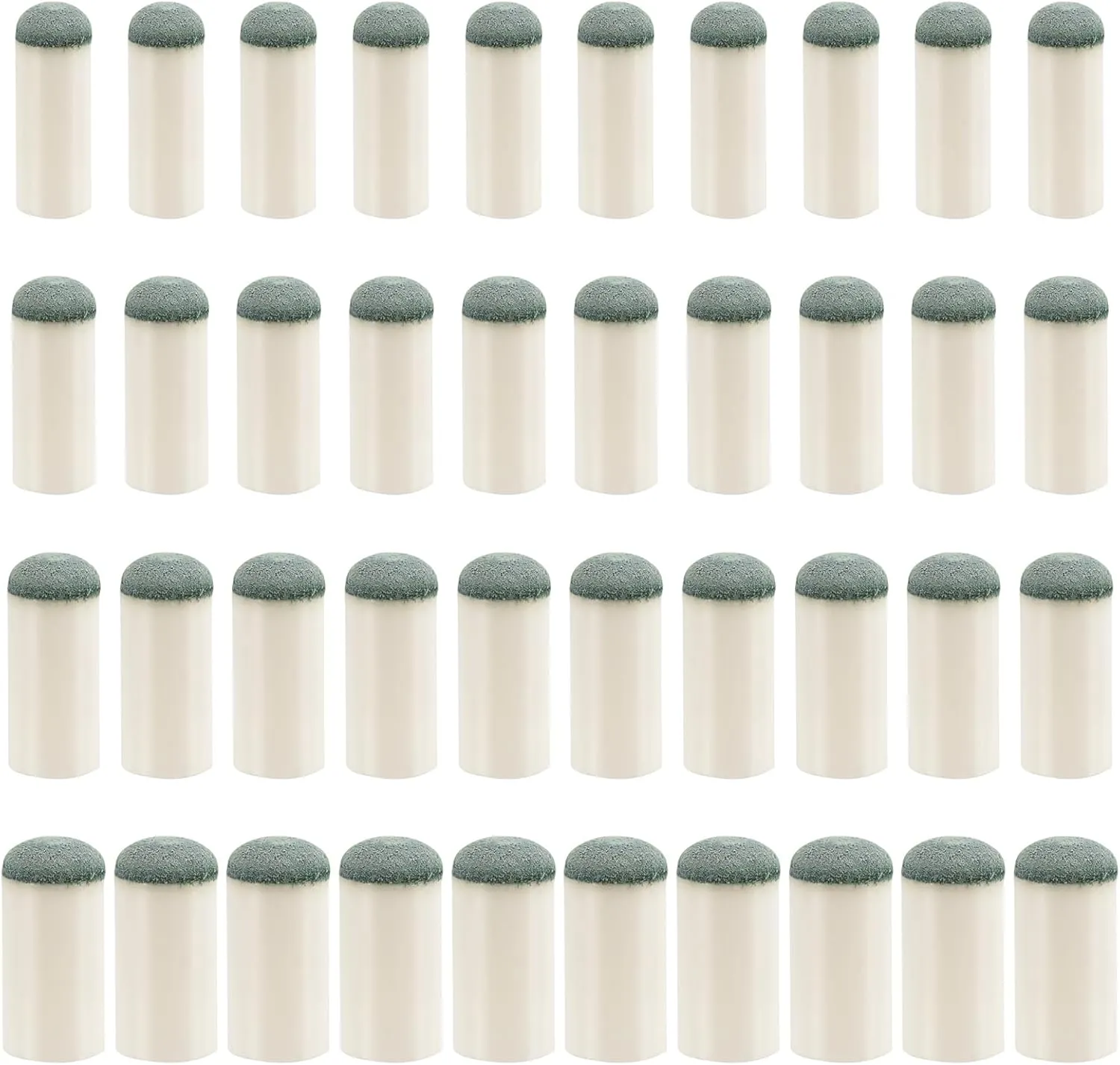 40pcs Slip On Pool Cue Tips, 4 Sizes Pool Stick Tips No Glue or Tool Required Billiard Cue Tips Replacement 9mm, 10mm, 12mm, 13mm Billiard Stick Tips for Snooker and Pool Cues