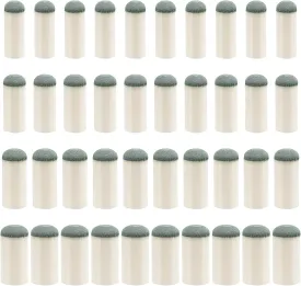 40pcs Slip On Pool Cue Tips, 4 Sizes Pool Stick Tips No Glue or Tool Required Billiard Cue Tips Replacement 9mm, 10mm, 12mm, 13mm Billiard Stick Tips for Snooker and Pool Cues