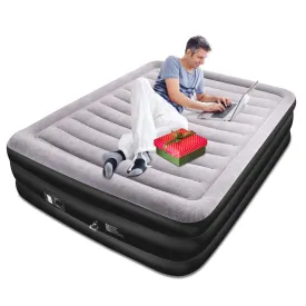 Air Mattress Queen Size Inflatable Bed with Built-in Electric Pump High 20in