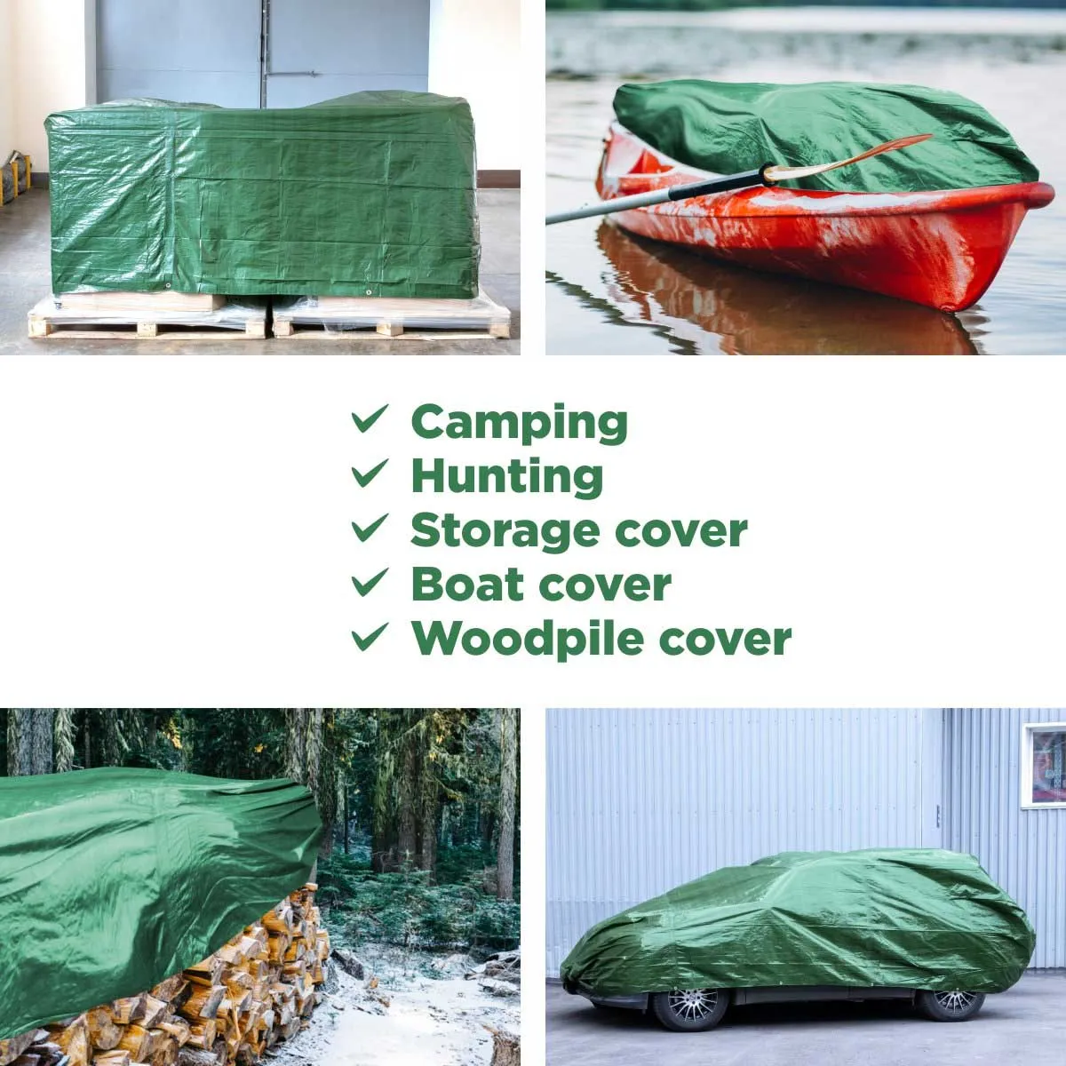 All Purpose Weather Resistant Tarp | Medium Duty | 5 mil | CLEARANCE