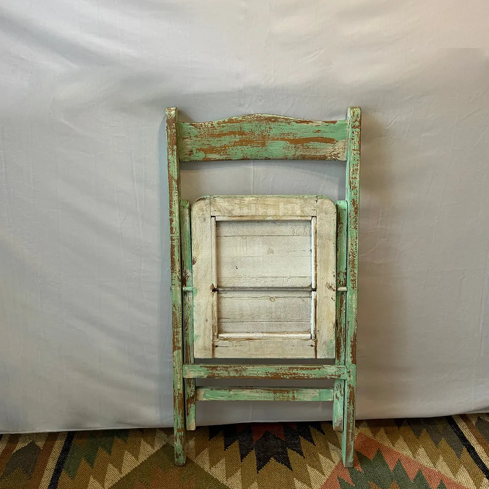 Antique Wooden Folding Chair
