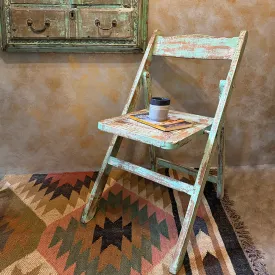 Antique Wooden Folding Chair
