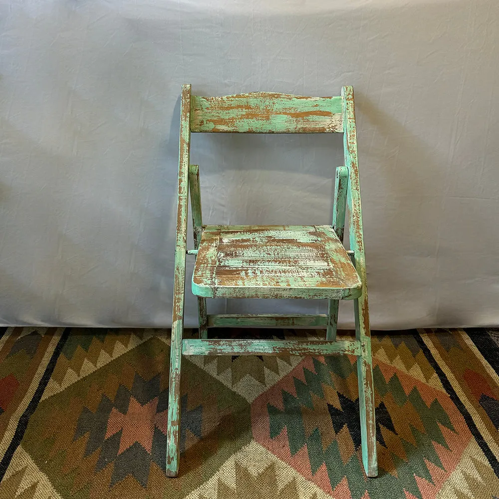Antique Wooden Folding Chair