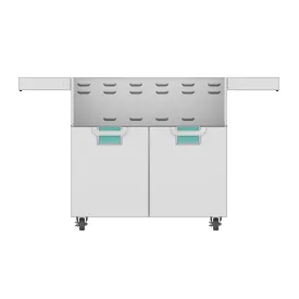 Aspire by Hestan 36-Inch Turquoise Double Door Cart ECD36-TQ