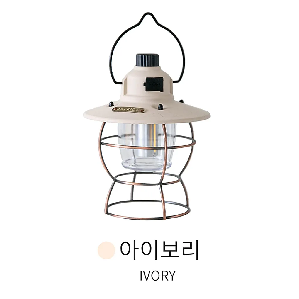 BALKIDA 포터블 레트로 캠핑랜턴 LED조명 무드등 Portable LED Lantern