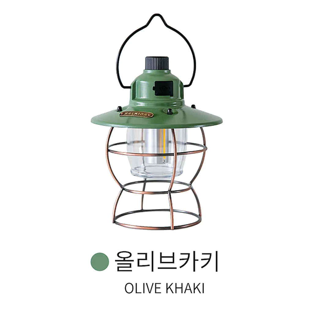 BALKIDA 포터블 레트로 캠핑랜턴 LED조명 무드등 Portable LED Lantern