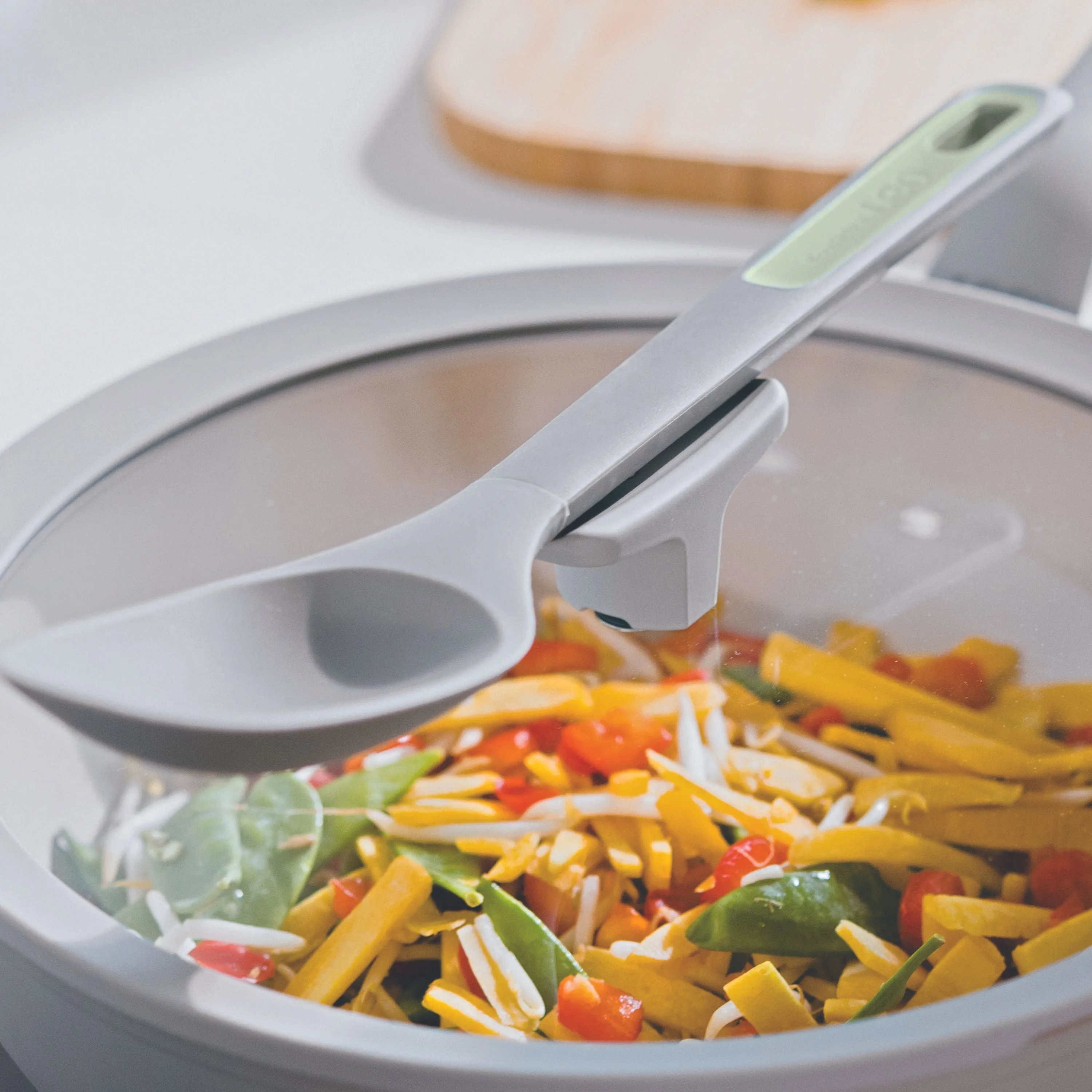 BergHOFF Leo Balance 11pc Nonstick Aluminum Cookware Set, Glass Lids, Moonmist