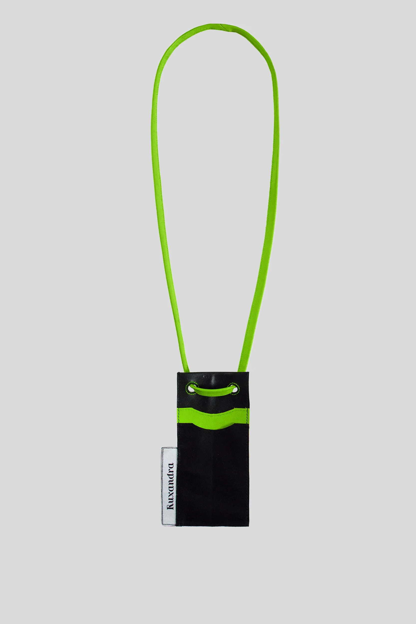 Block Card Holder - Orange | Black | Green