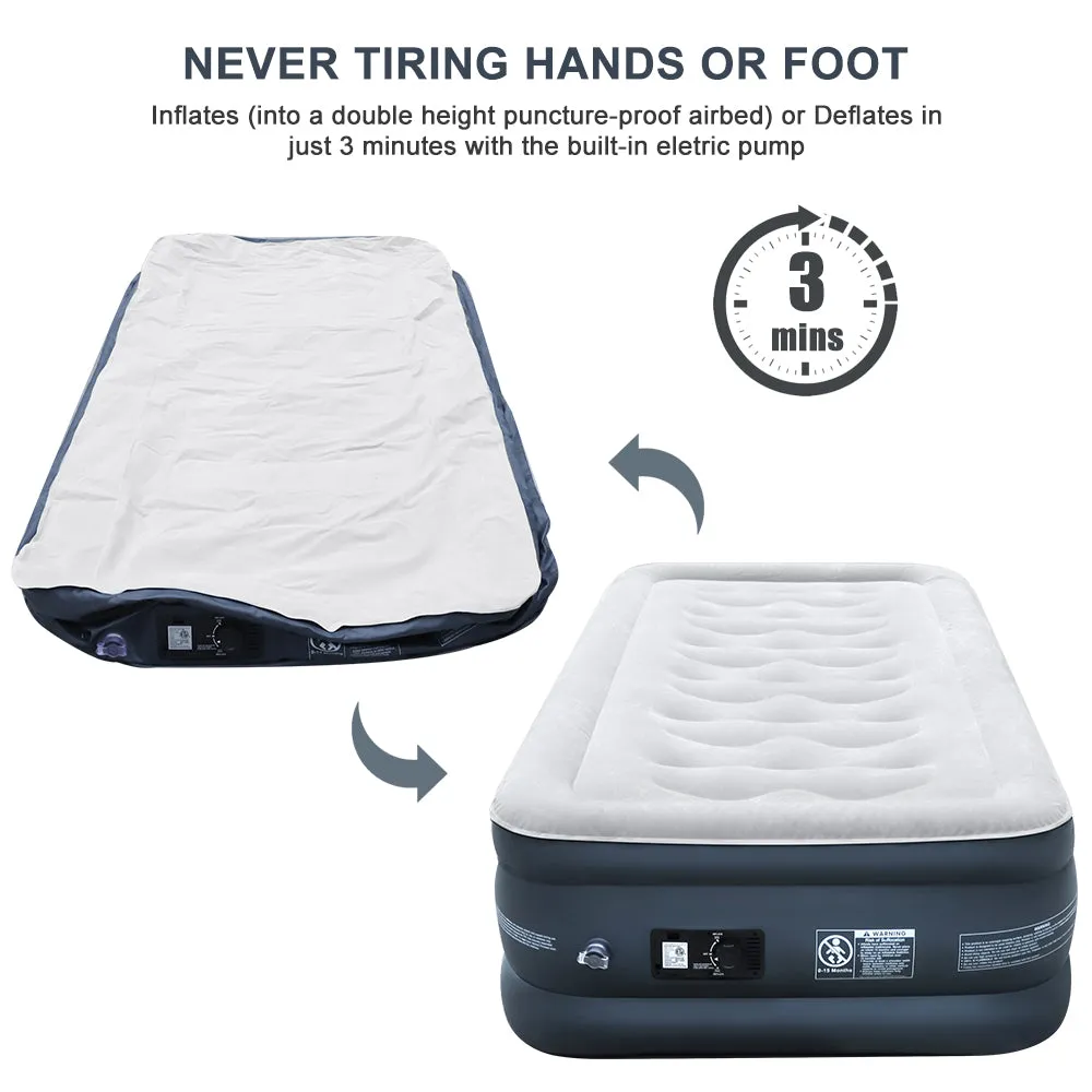 Camabel Air Mattresses with Built-in Electric Pump 18 Inch