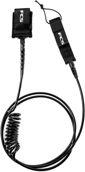 FCS Essential SUP Leash  Ankle or Calf  Durable, Lightweight Paddleboard Safety Leash for Stand-Up Paddleboarding (SUP)
