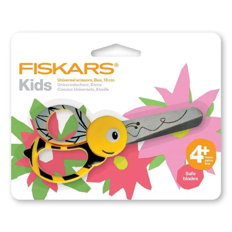 Fiskars Kids Scissors Animals Bee 13cm