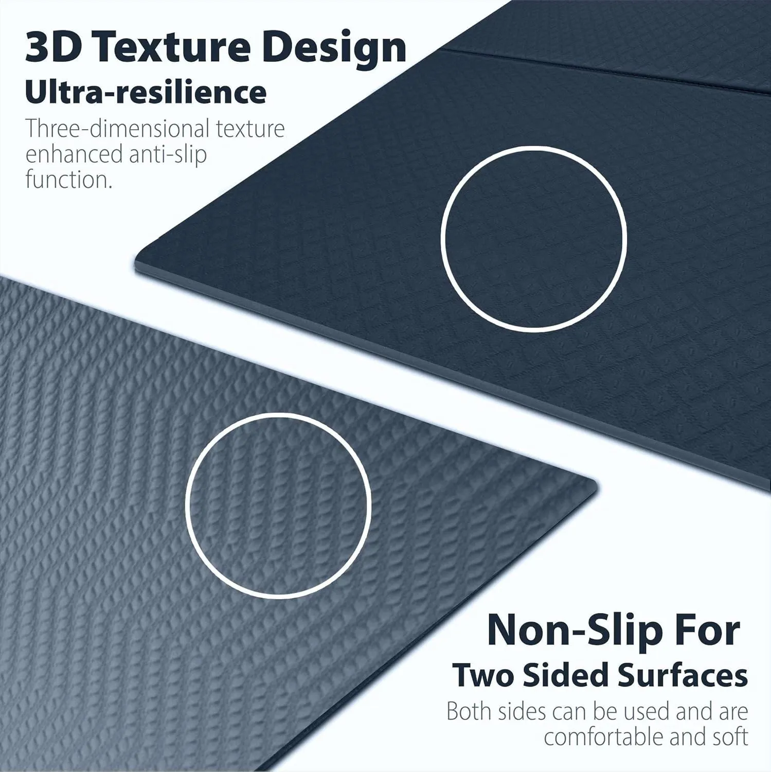 Foldable Yoga Exercise Mat  Lightweight, Anti-Slip, and Easy to Store for Yoga, Pilates, Home Workouts, and Floor Exercises