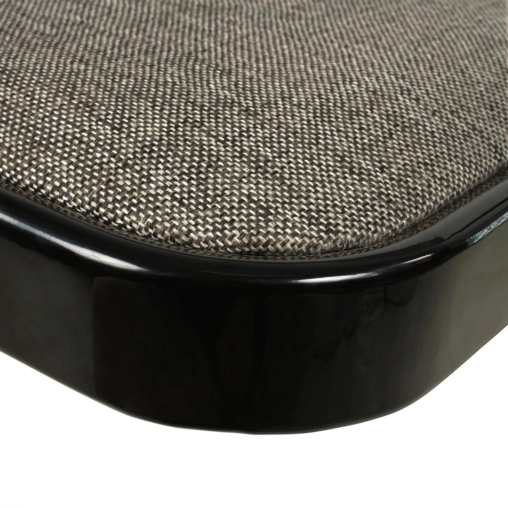 Folding Padded Grey Metal Chair
