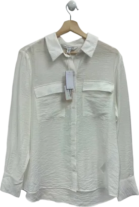 Forever New Porcelain Kelsey Long Sleeve Shirt UK 12
