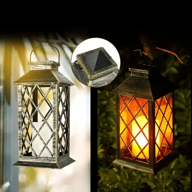 Garden Lantern Decorative Light for Outdoor Patio and Home Ambiance