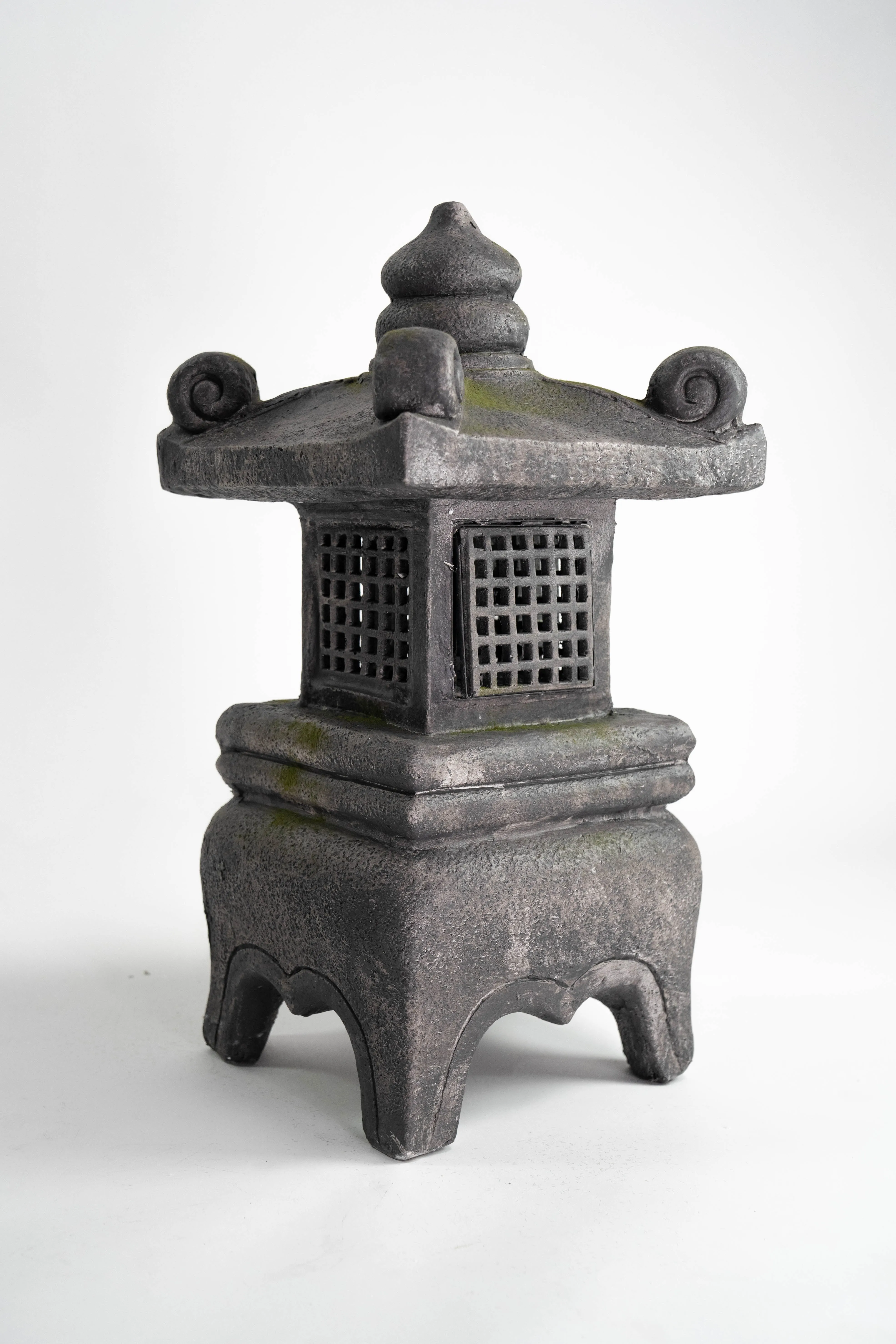Grey Stone Pagoda Lantern - 26 Inch