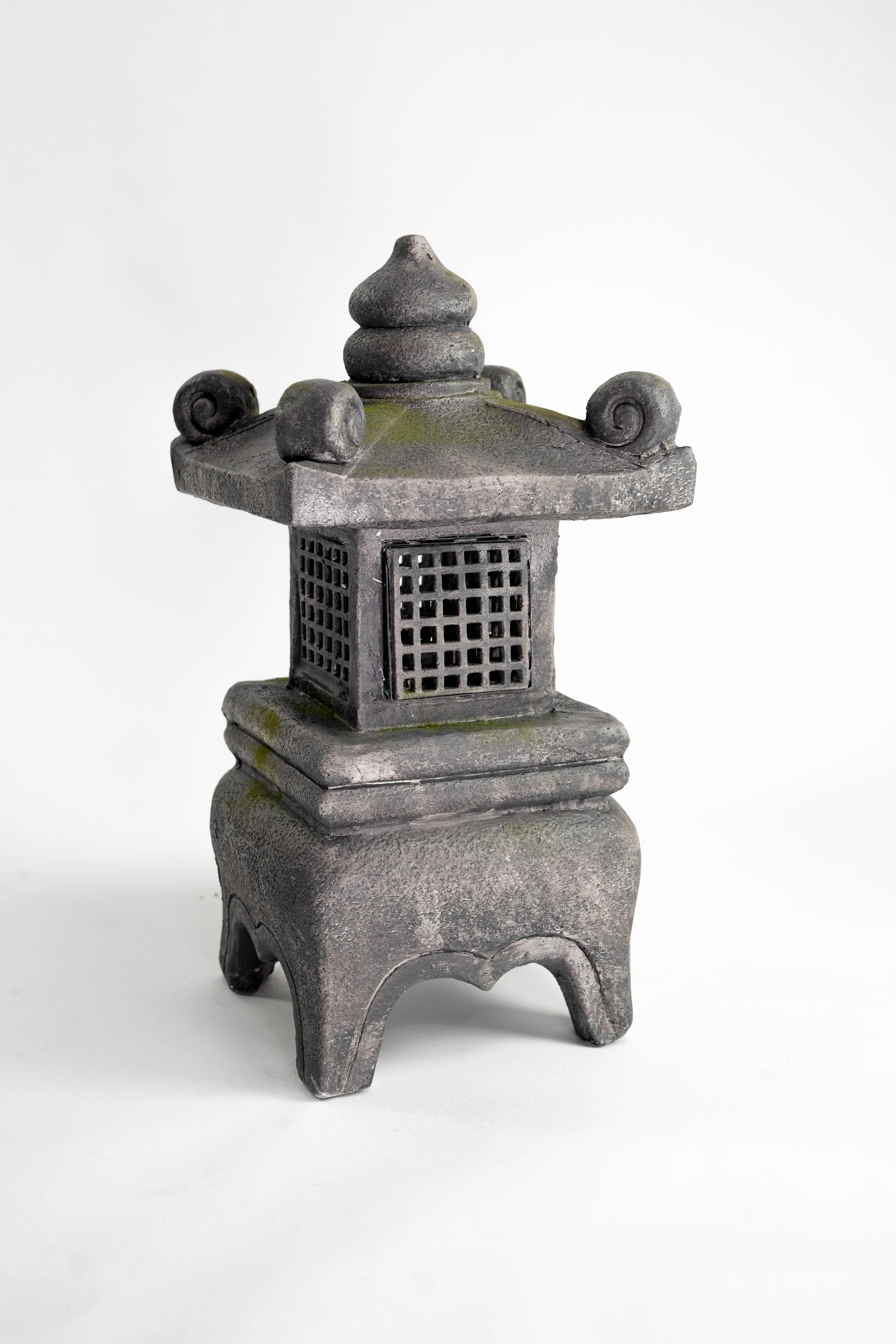 Grey Stone Pagoda Lantern - 26 Inch