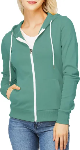 H2H Women's Slim Fit Zip Up & Pullover Hoodie Lightweight Long Sleeve Kangaroo Pocket Basic Casual Sweatshirt H2H Women's Slim Fit Zip Up & Pullover Hoodie Lightweight Long Sleeve Kangaroo Pocket Basic Casual Sweatshirt