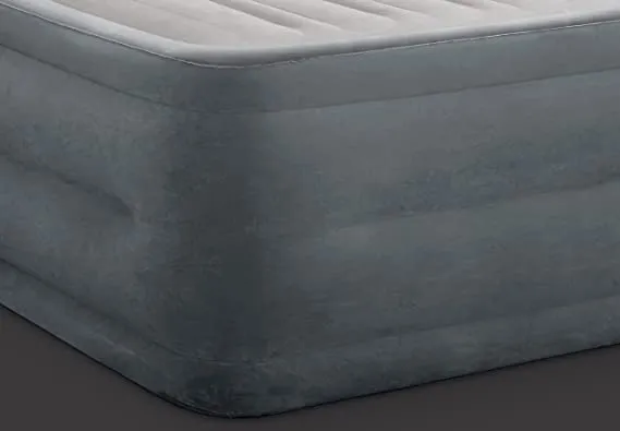 INTEX Dura-Beam® Deluxe Comfort-Plush Air Mattress Built-In Electric Pump - Queen