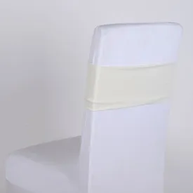 Ivory Spandex Chair Sashes