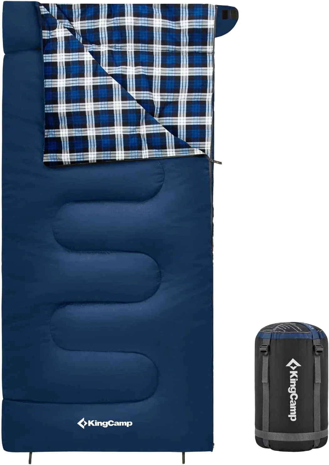 Kingcamp Camping Sleeping Bag - Cotton Flannel
