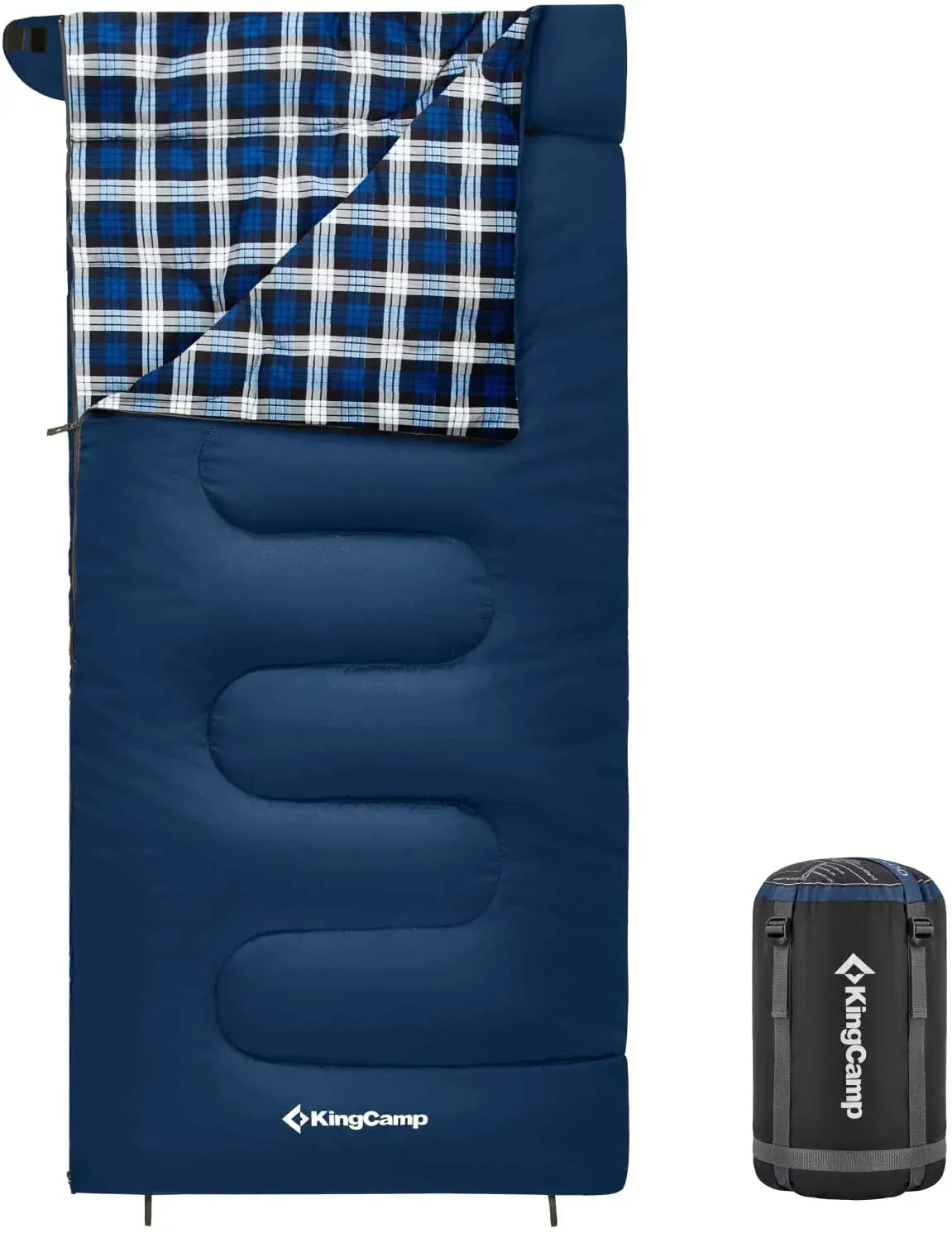 Kingcamp Camping Sleeping Bag - Cotton Flannel
