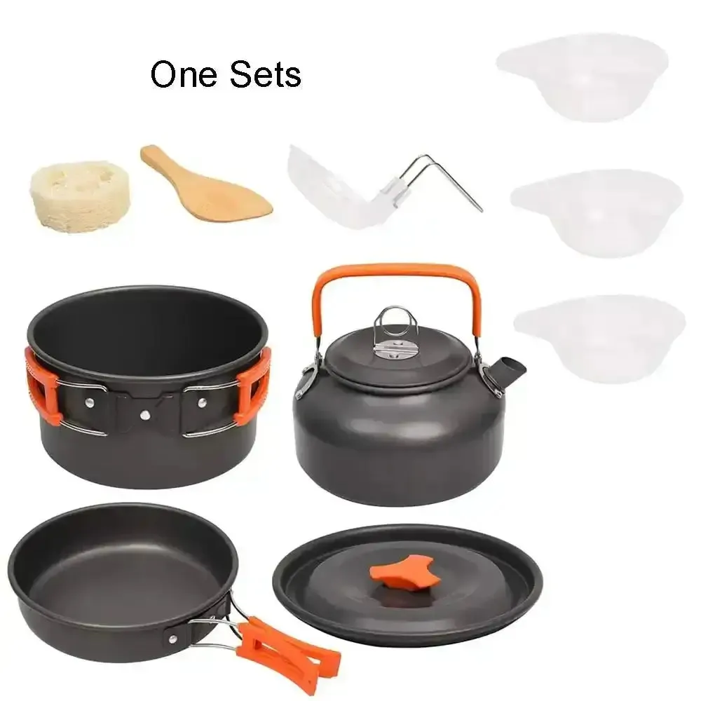 Lightweight Camping Cookware Set for 2 – Compact & Non-Stick Kit