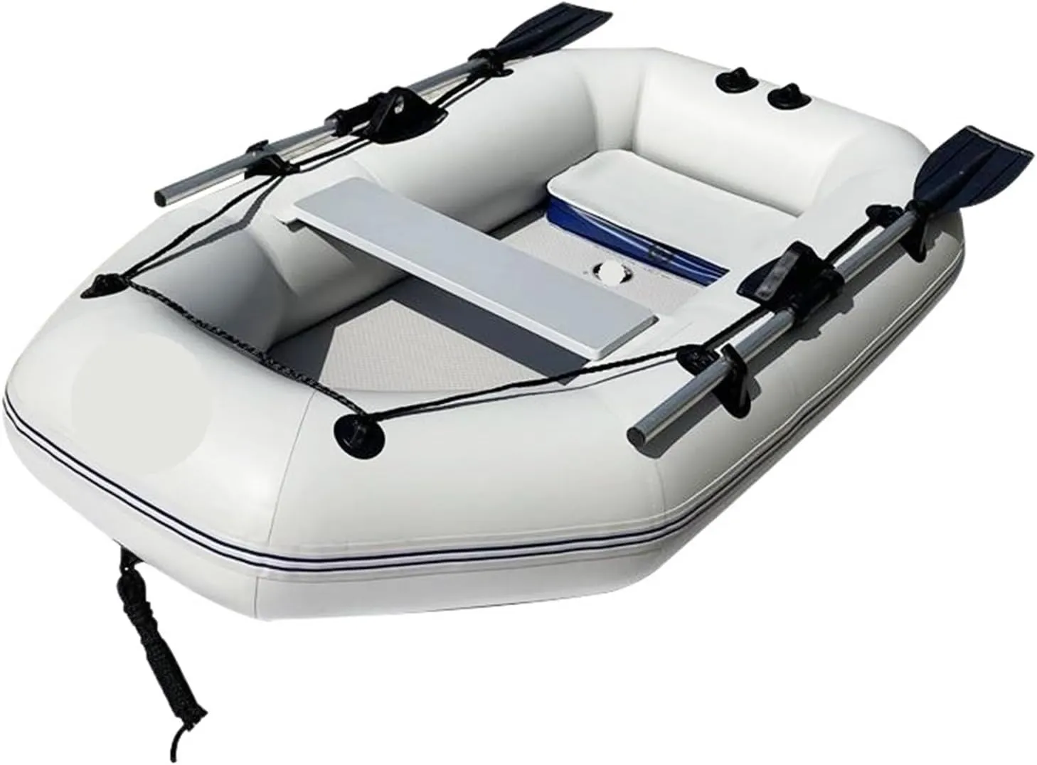 Lnflatable Boat 1 Person 175cm Inflatable Rowing Boat Ship Canoe Drifting Raft Dinghy Hovercraft Outdoor Fishing Diving Surfing Sailing B Comfortable