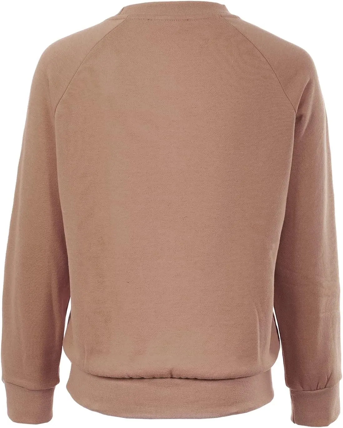MixMatchy Women's Soft and Comfy Basic Pullover Crewneck Fleece Sweatshirt