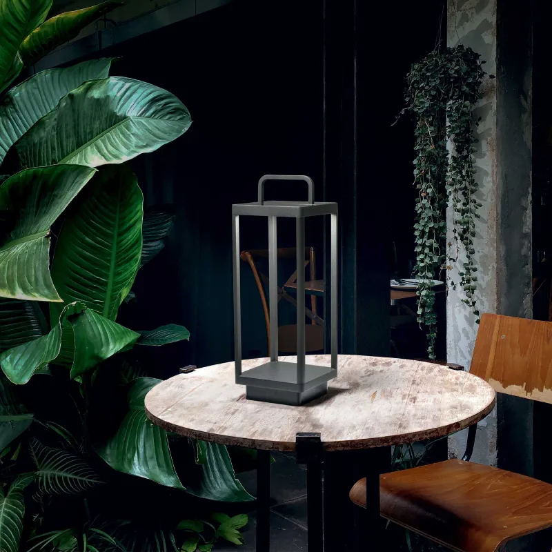 Modern Outdoor Anthracite Lantern