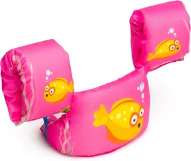 New Bounce Life Jacket for Toddlers - Swim Floaties Vest for Boys and Girls 30-50 Pounds  Adorable Kids Pool Floats with Attached Arm Floaties, Puddle Jumper is Safe, Comfortable and Durable