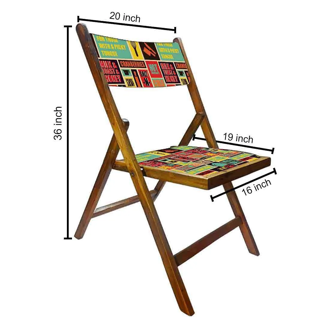 Nutcase Wooden Chair For Balcony Patio - Cranberries