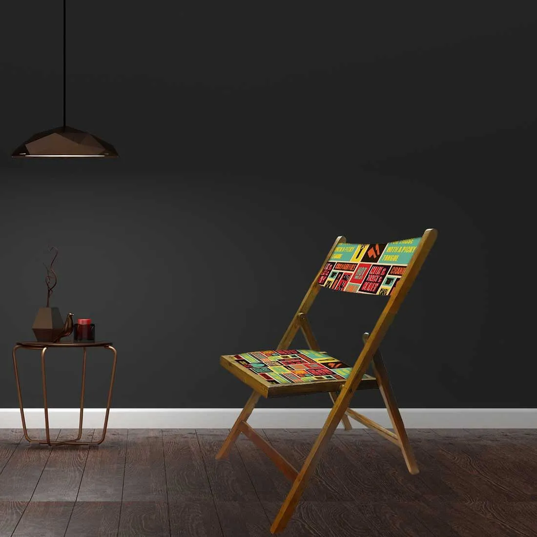 Nutcase Wooden Chair For Balcony Patio - Cranberries