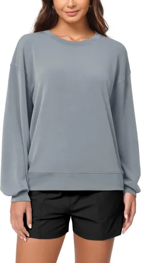 ODODOS Modal Soft Oversized Sweatshirts for Women Crew Neck Long Sleeve Relaxed Pullover Tops ODODOS Modal Soft Oversized Sweatshirts for Women Crew Neck Long Sleeve Relaxed Pullover Tops