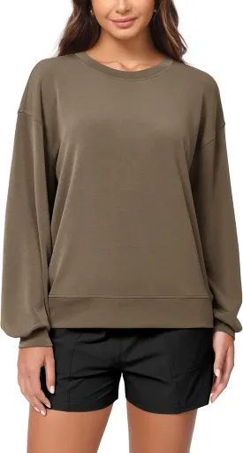 ODODOS Modal Soft Oversized Sweatshirts for Women Crew Neck Long Sleeve Relaxed Pullover Tops ODODOS Modal Soft Oversized Sweatshirts for Women Crew Neck Long Sleeve Relaxed Pullover Tops