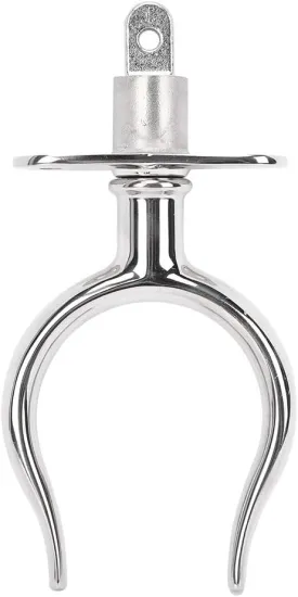 Paddle Fork, Lifeboat Rowing Boat Paddle Fork 316 Stainless Steel Fixed Rod for Boats Raft Accessories