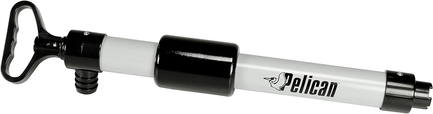 Pelican Boats - Paddlers Bilge Floating Hand Pump  PS1374-2 - Kayak/Canoe/Boat Water Hose Evacuation, Black/Grey