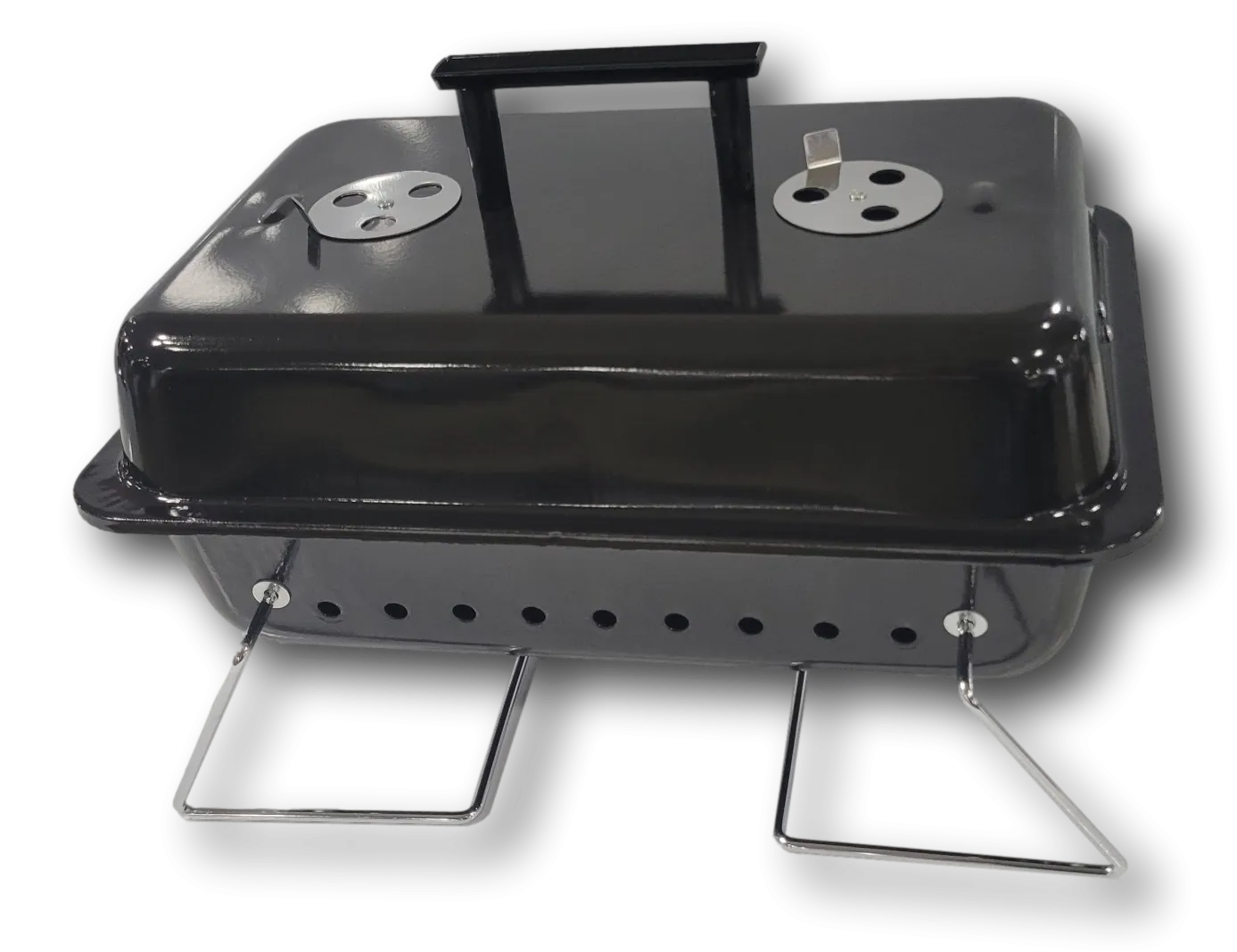 Portable Charcoal Grill with Lid Folding Tabletop BBQ Grill Barbecue