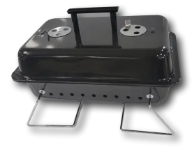 Portable Charcoal Grill with Lid Folding Tabletop BBQ Grill Barbecue