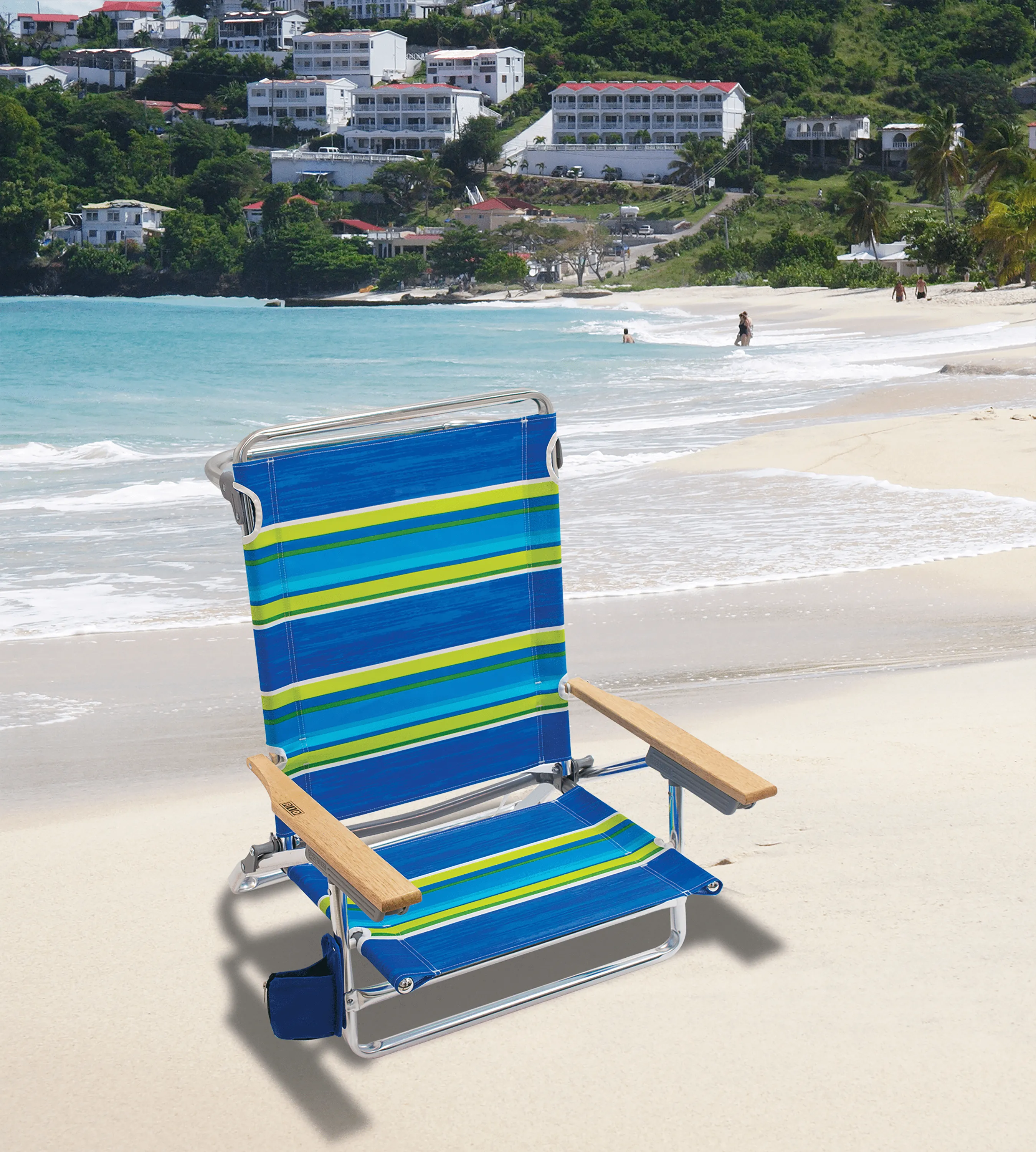 RIO Beach | Classic 5 Position Layflat Folding Chair