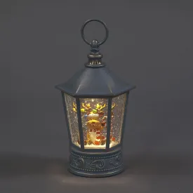 Snowtime B/O LED Water Lantern with Reindeer
