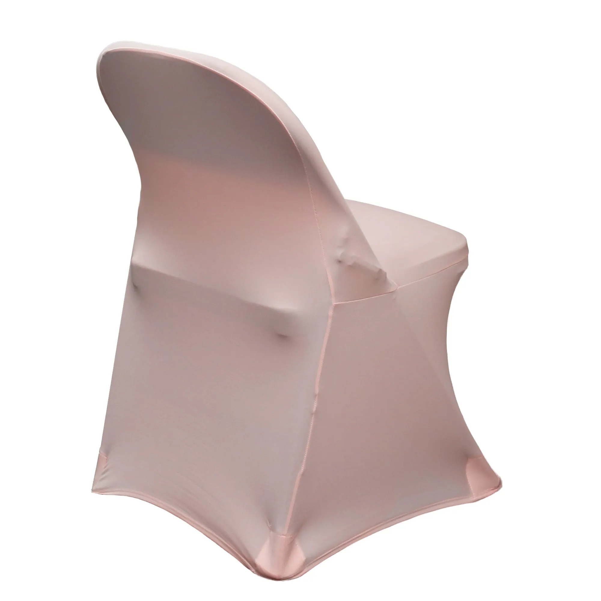 Stretch Spandex Folding Chair Cover Blush