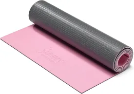 Sunny Health & Fitness Non-Slip Yoga Mat  Durable, Anti-Tear, Lightweight, Cushioned Support for Yoga, Pilates, Stretching Exercises, Meditation and Floor Workouts | Multiple Sizes & Colors