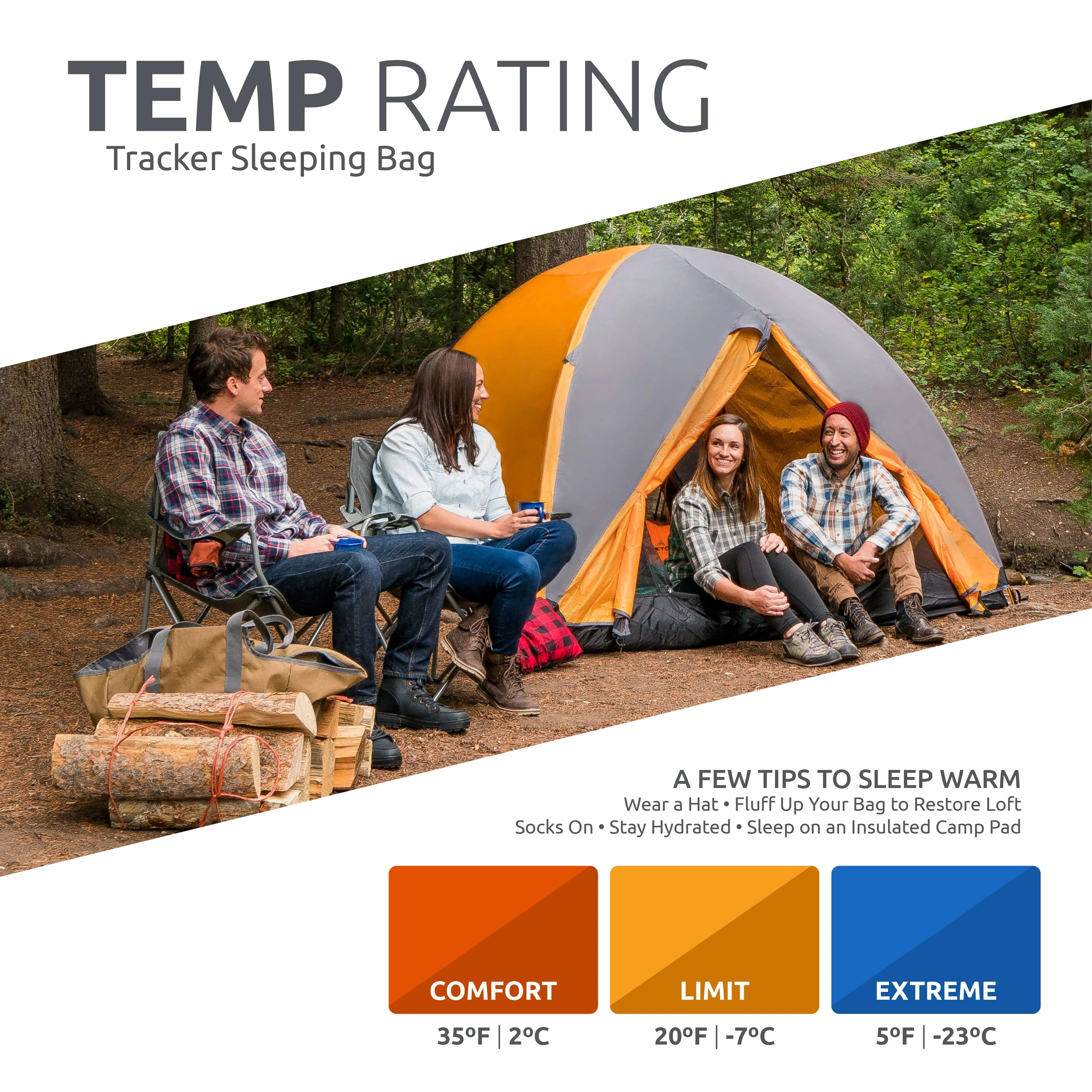 Tracker  5F Double-Wide Mummy Bag