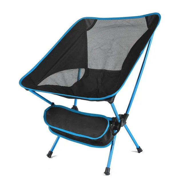 Ultralight Folding Camping Chair Fishing BBQ Hiking Chair Picnic Chair Portable Outdoor Tools Travel Foldable Beach Seat Chair