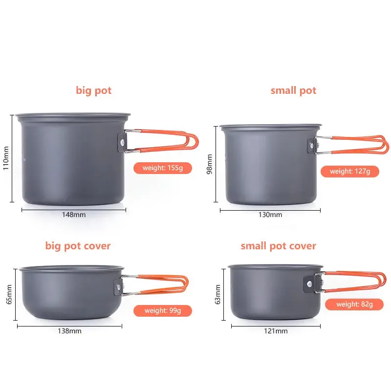 Utensils Aluminium Alloy Outdoor Cookware