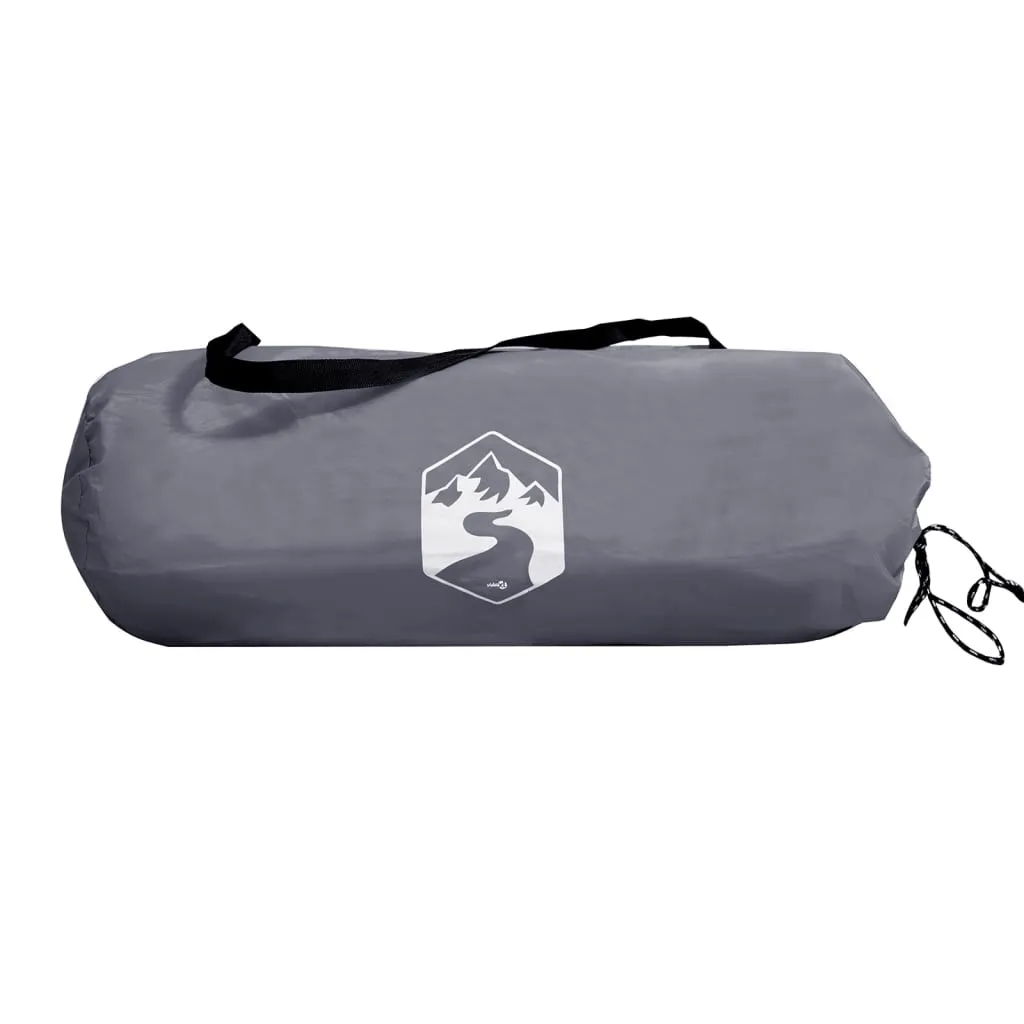 vidaXL Camping Tarp Grey and Orange 300x294 cm Waterproof